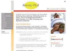 Tablet Screenshot of beauty-vital.ch